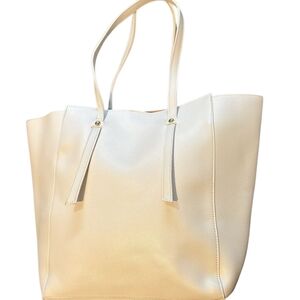 Elegant White Tote Bag